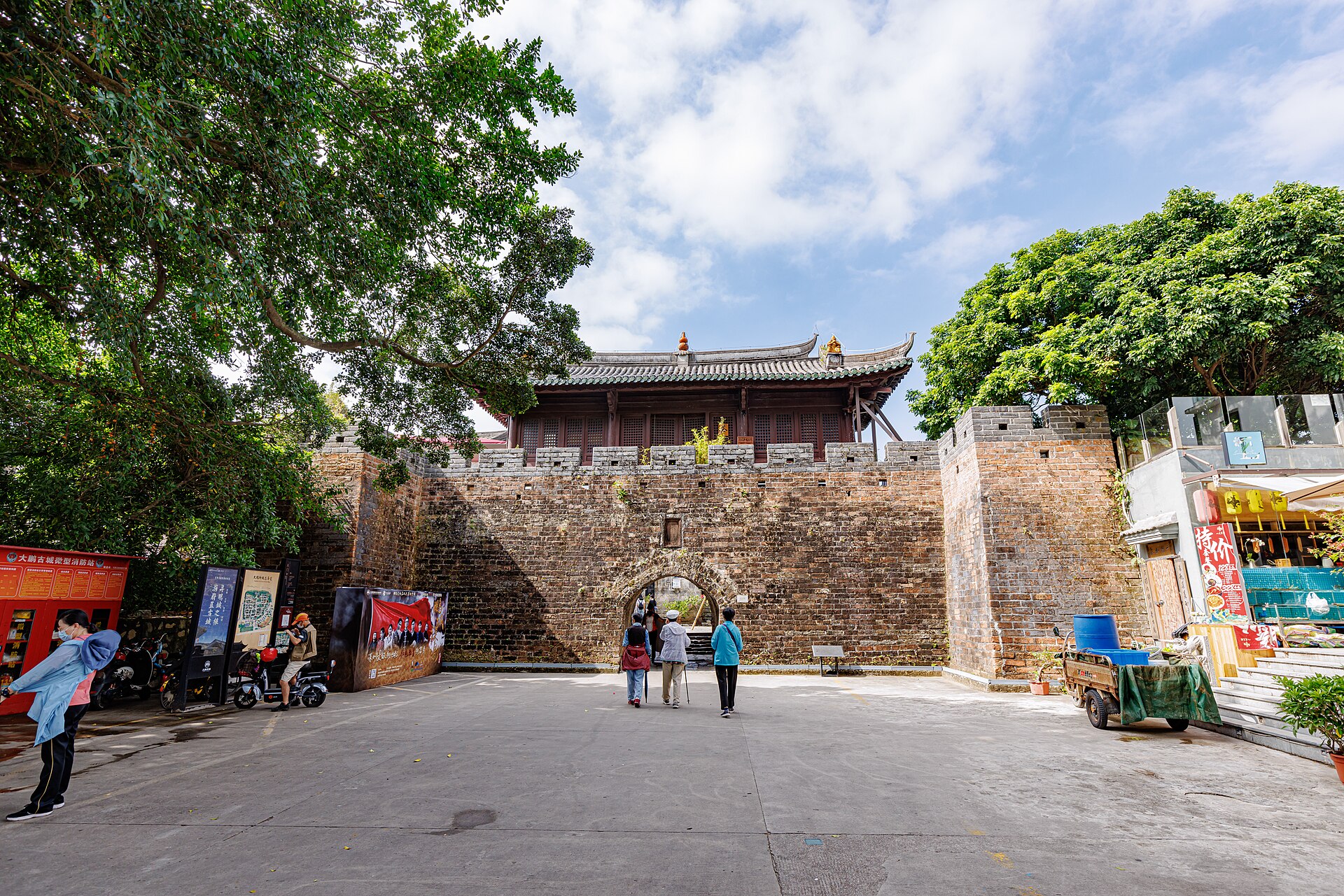 Stone lane inside Dapeng Fortress, Shenzhen